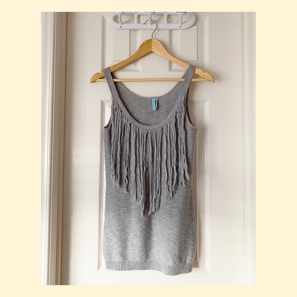 Knit tank top